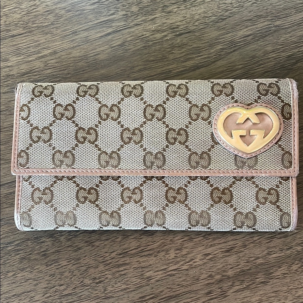 Gucci Canvas GG Continental Wallet